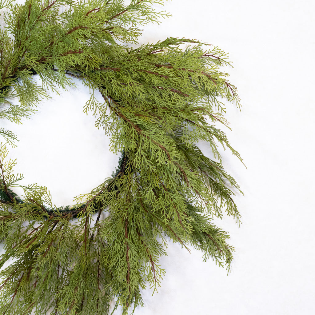 Soft Touch Cedar Wreath 26"