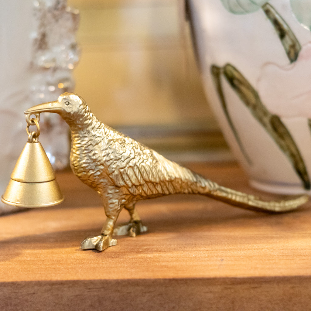 Alloy Pheasant Shaped Candle Holder