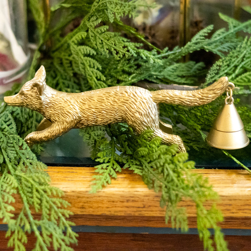 Alloy Fox Shaped Candle Holder