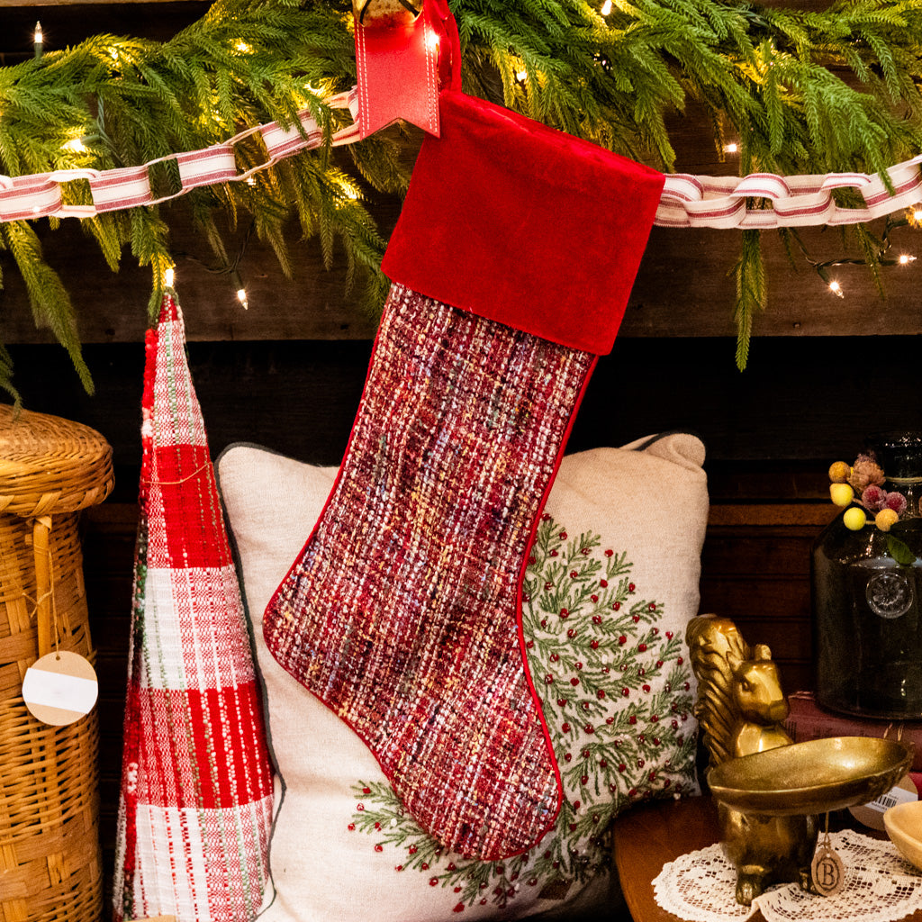 Cheery Elf Multi-Colored Stocking
