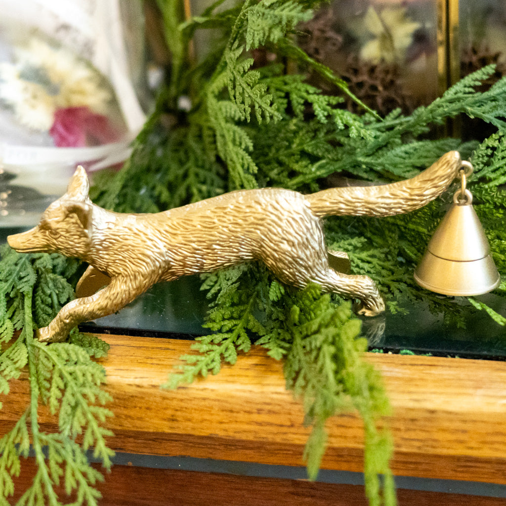Alloy Fox Shaped Candle Holder