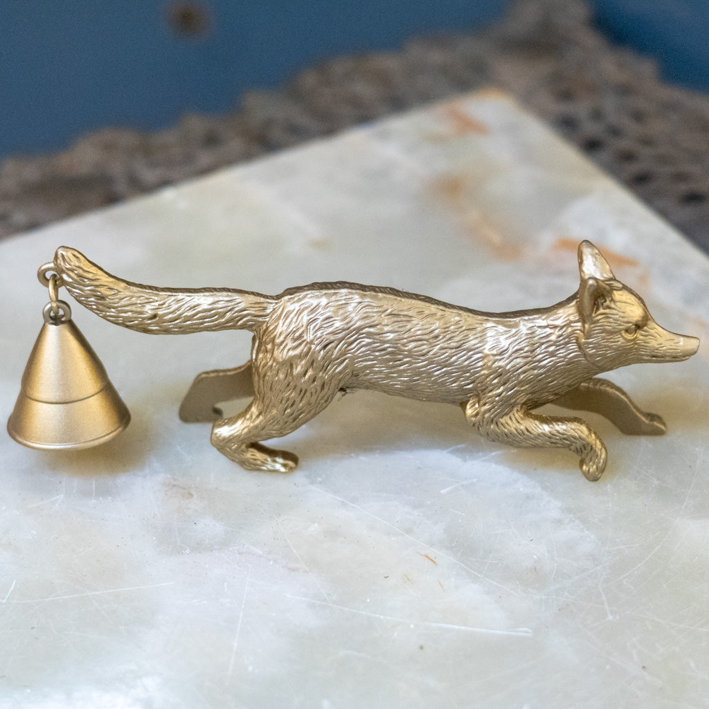Alloy Fox Shaped Candle Holder