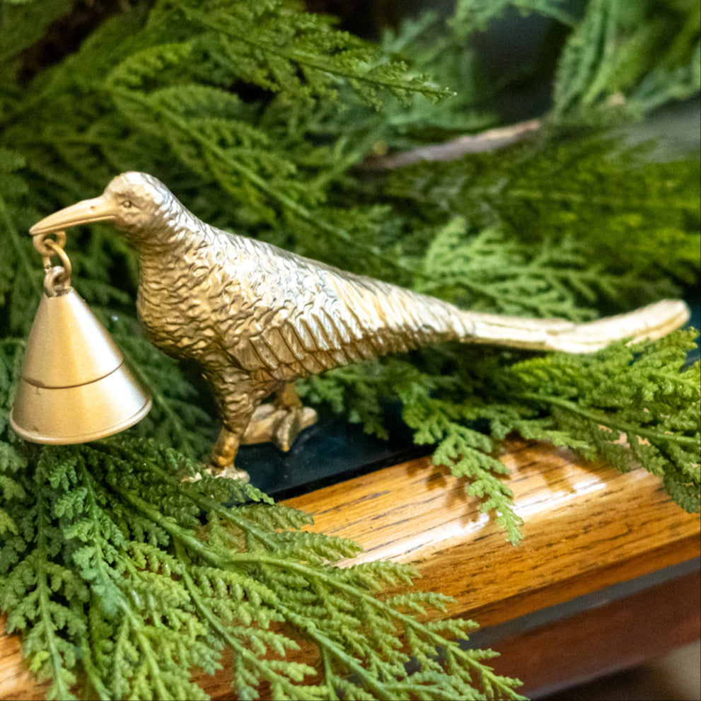 Alloy Pheasant Shaped Candle Holder