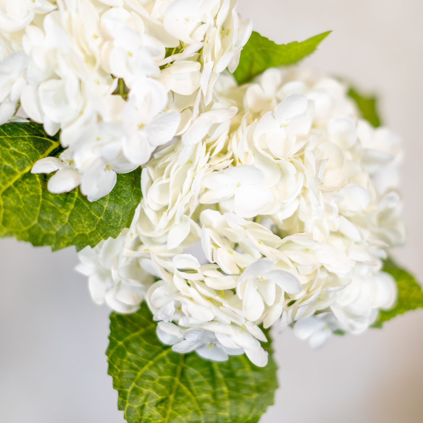 Real Touch Hydrangea Single Stem White