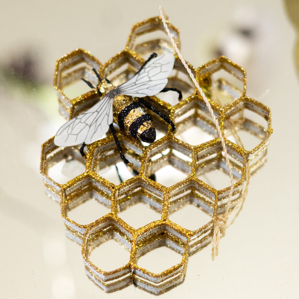 Paper Honeycomb Paper Mache Ornament