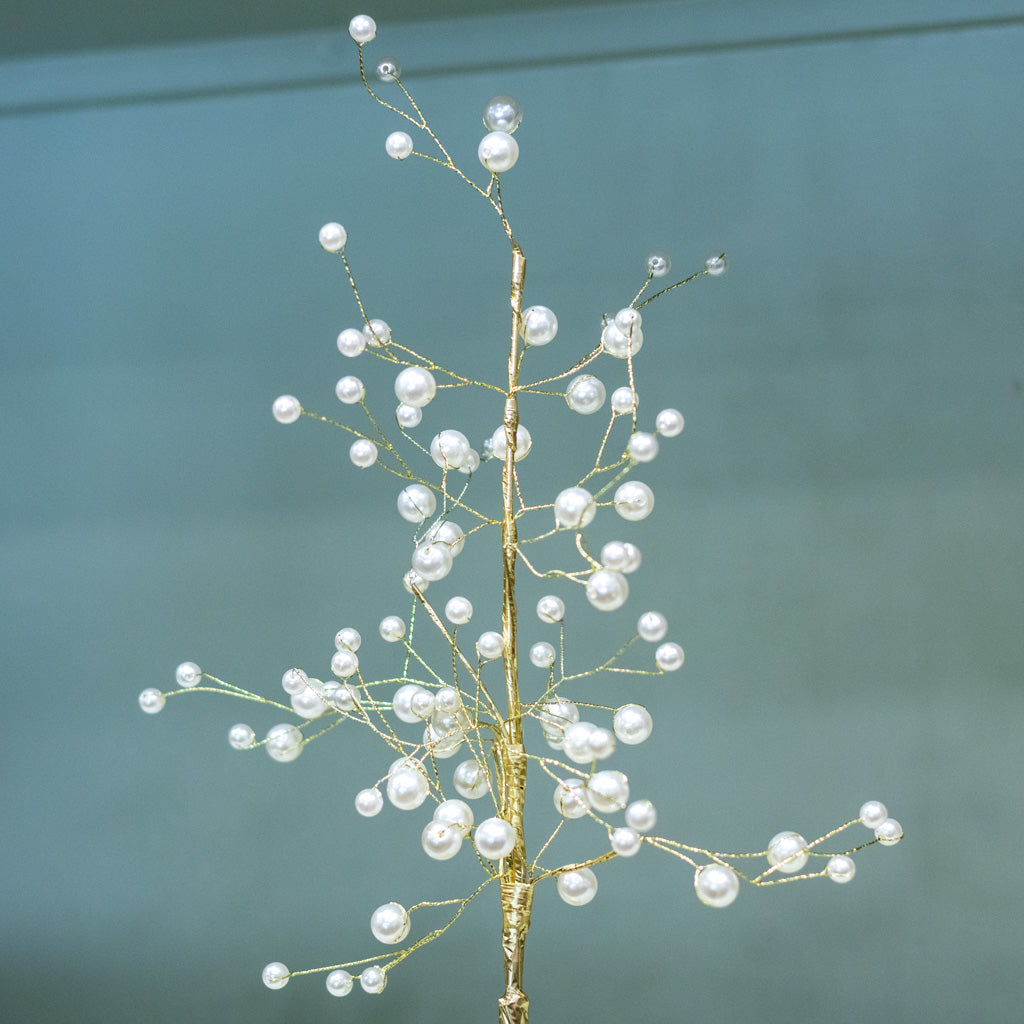 Short Pearl White Gold Tree