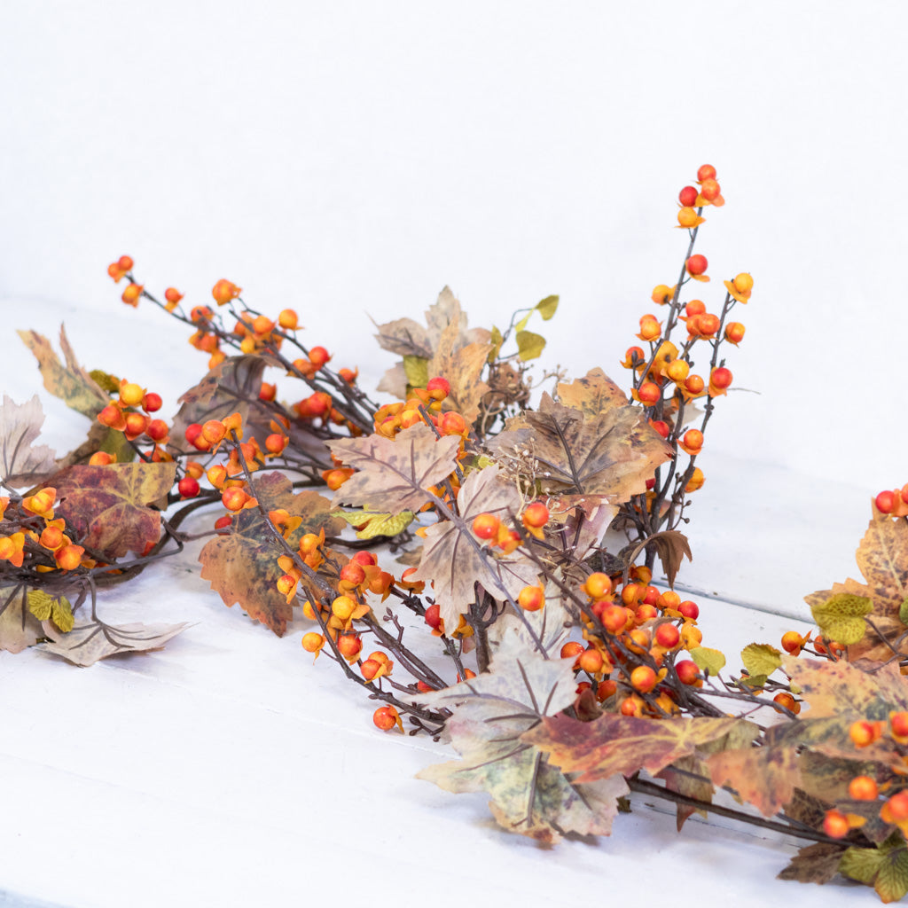 Maple Leaf and Bittersweet Garland
