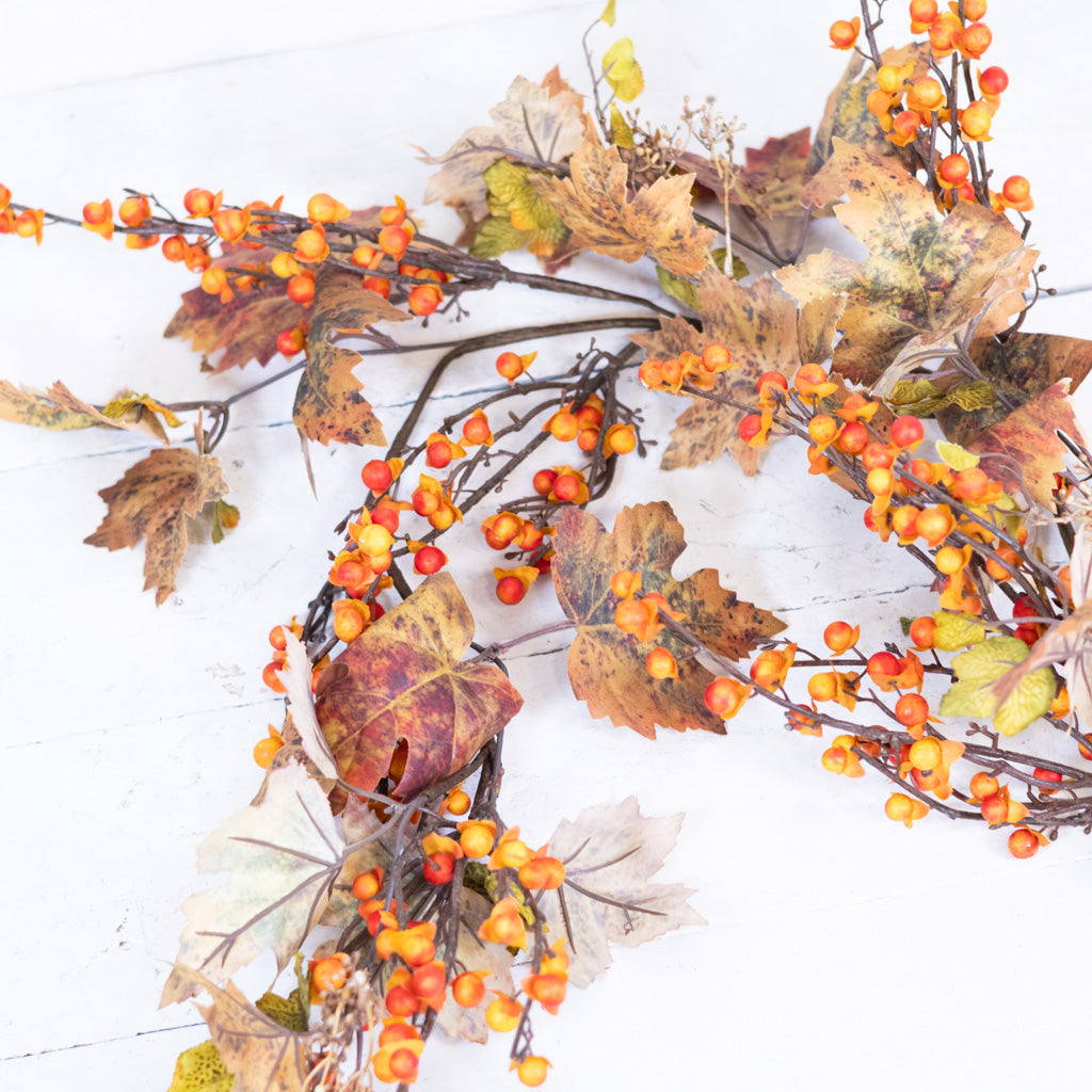 Maple Leaf and Bittersweet Garland