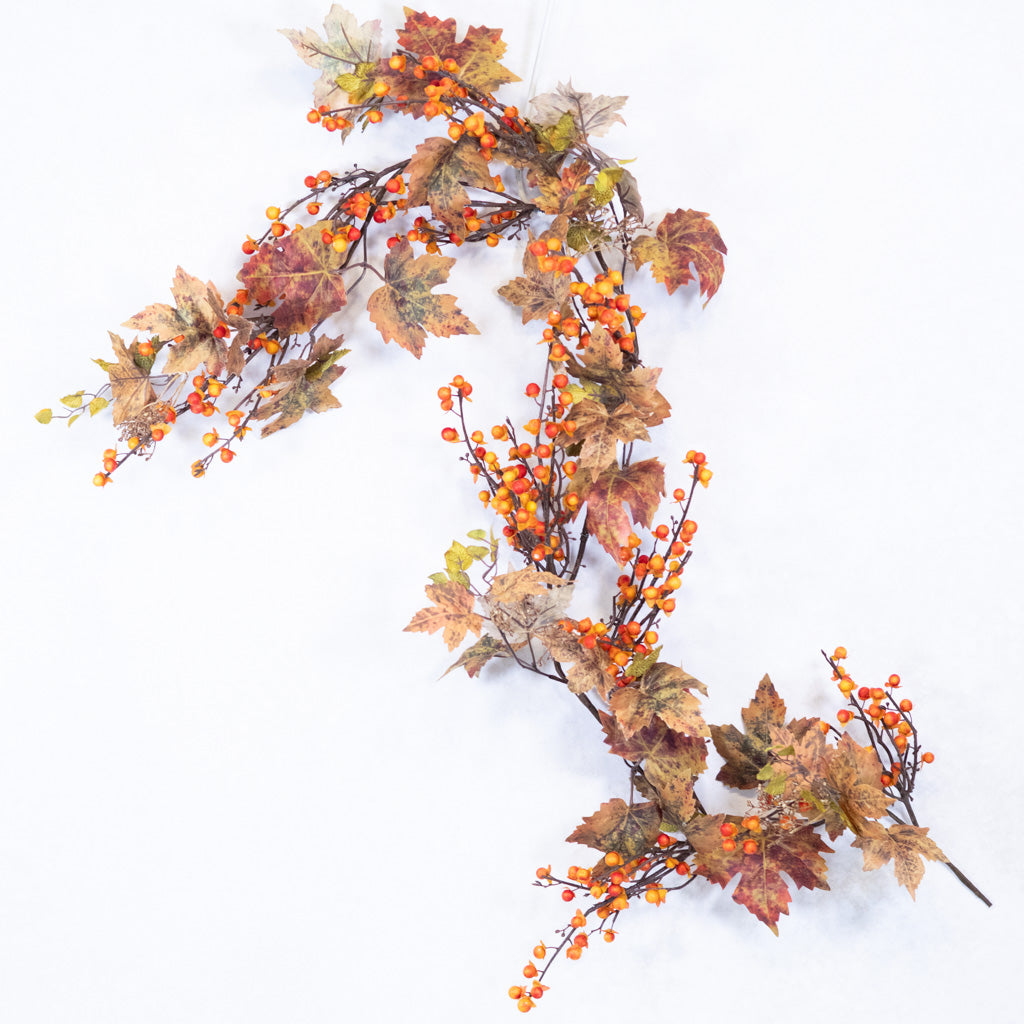 Maple Leaf and Bittersweet Garland
