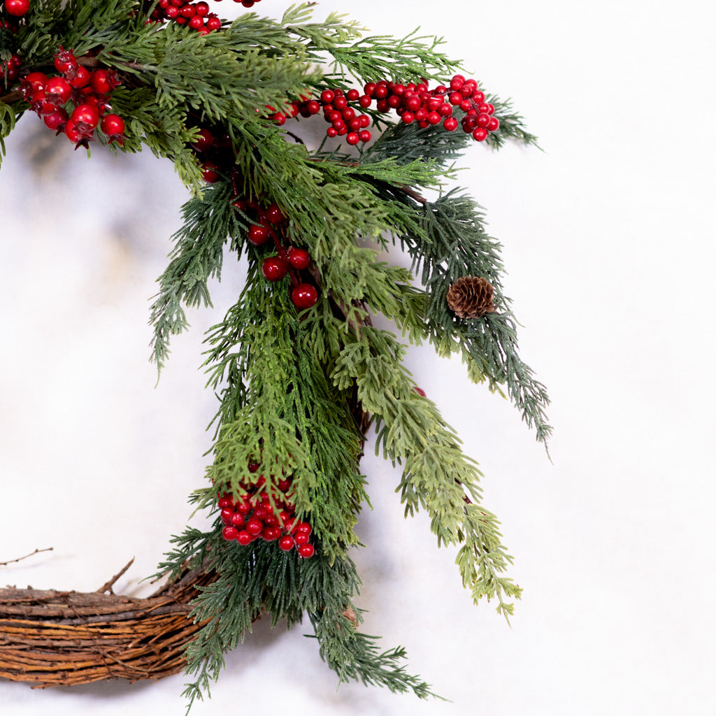 Christmas Crescent Wreath