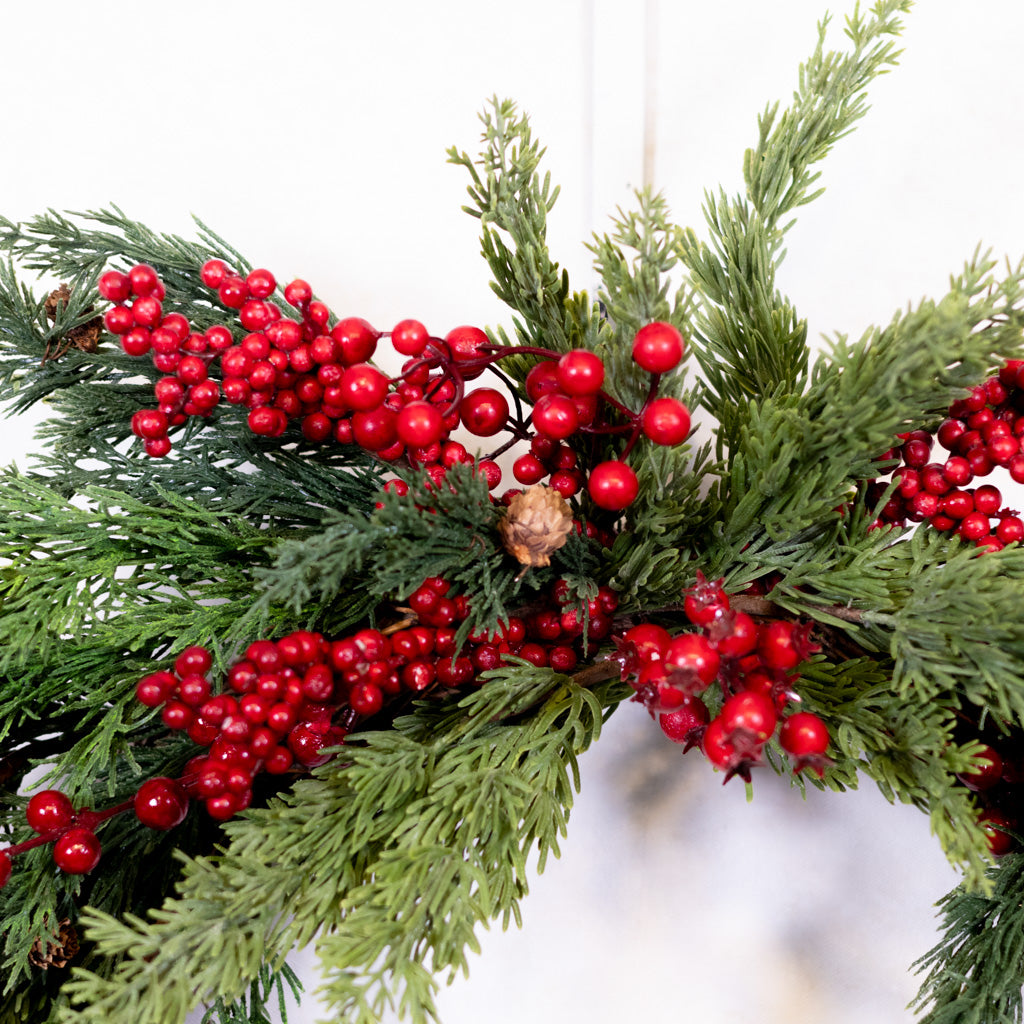 Christmas Crescent Wreath