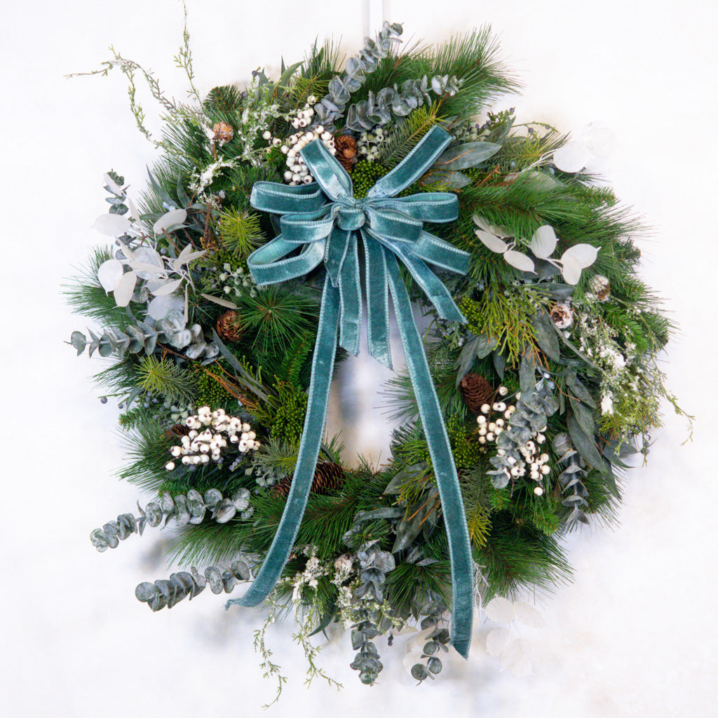 Winter Blues Collection Wreath