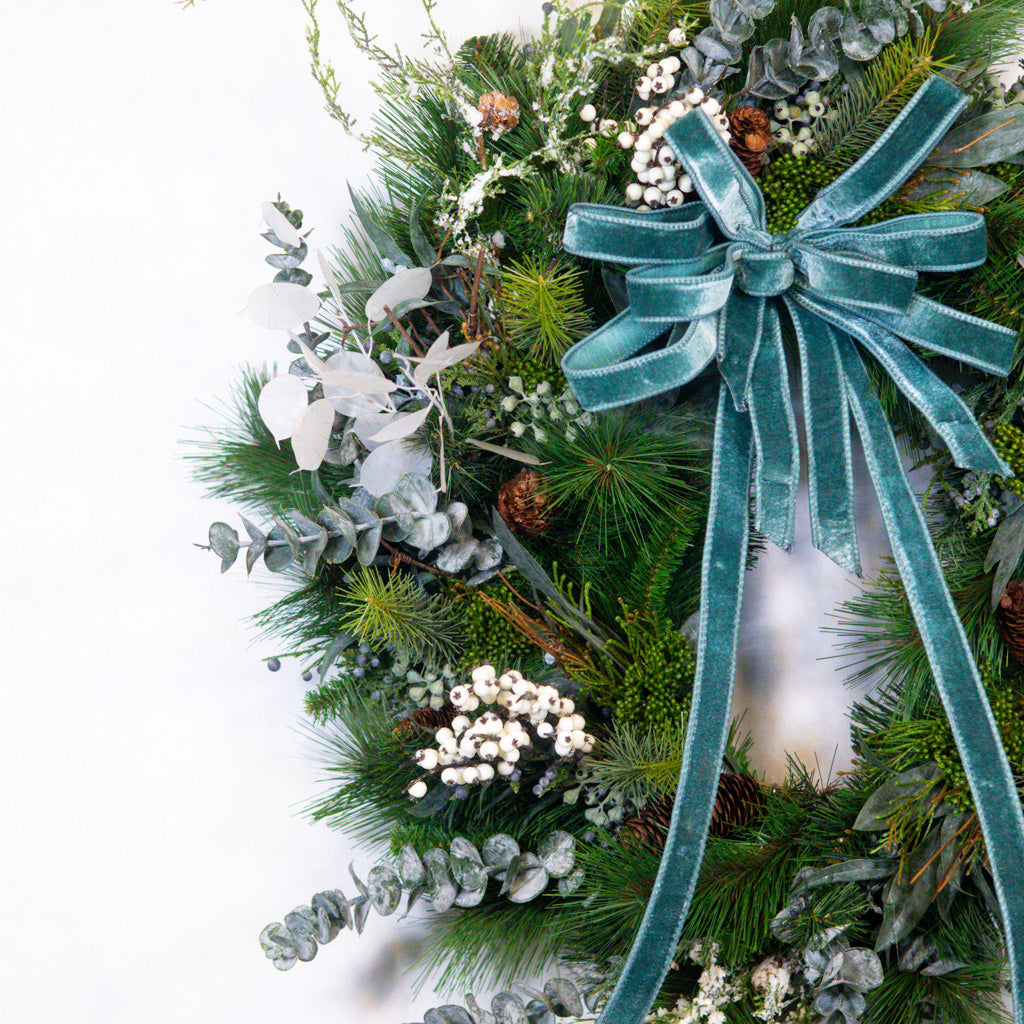 Winter Blues Collection Wreath