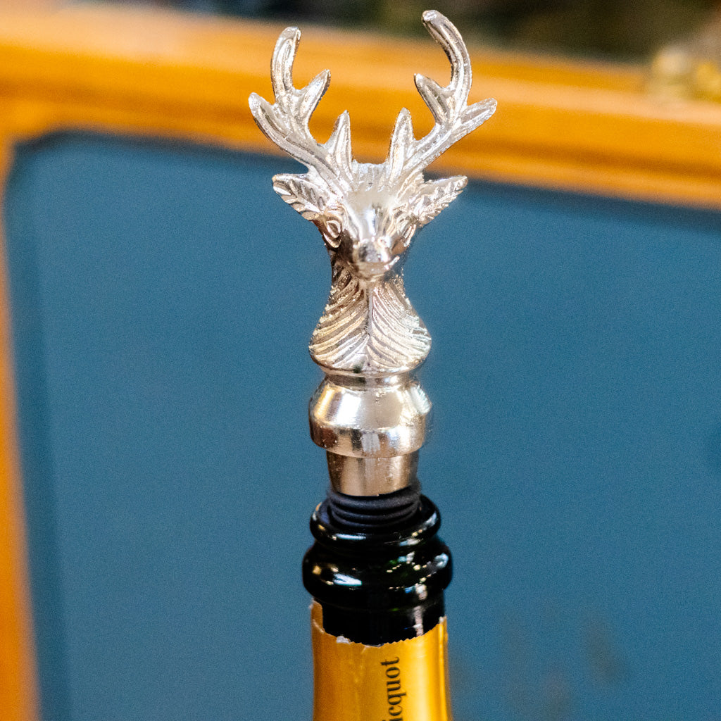 Deer Bust Bottle Stopper