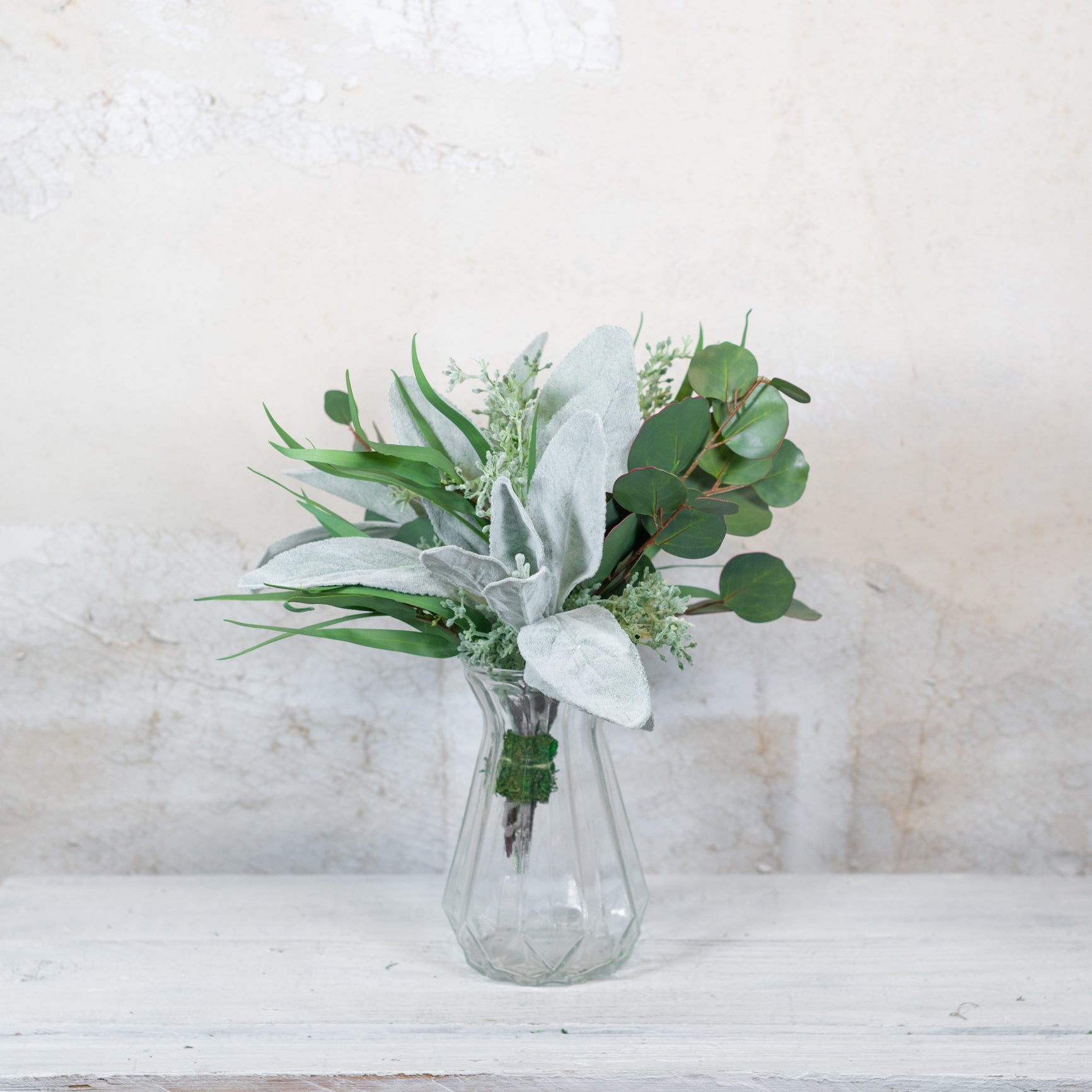 Faux Real Eucalyptus Petite Bouquet Drop In