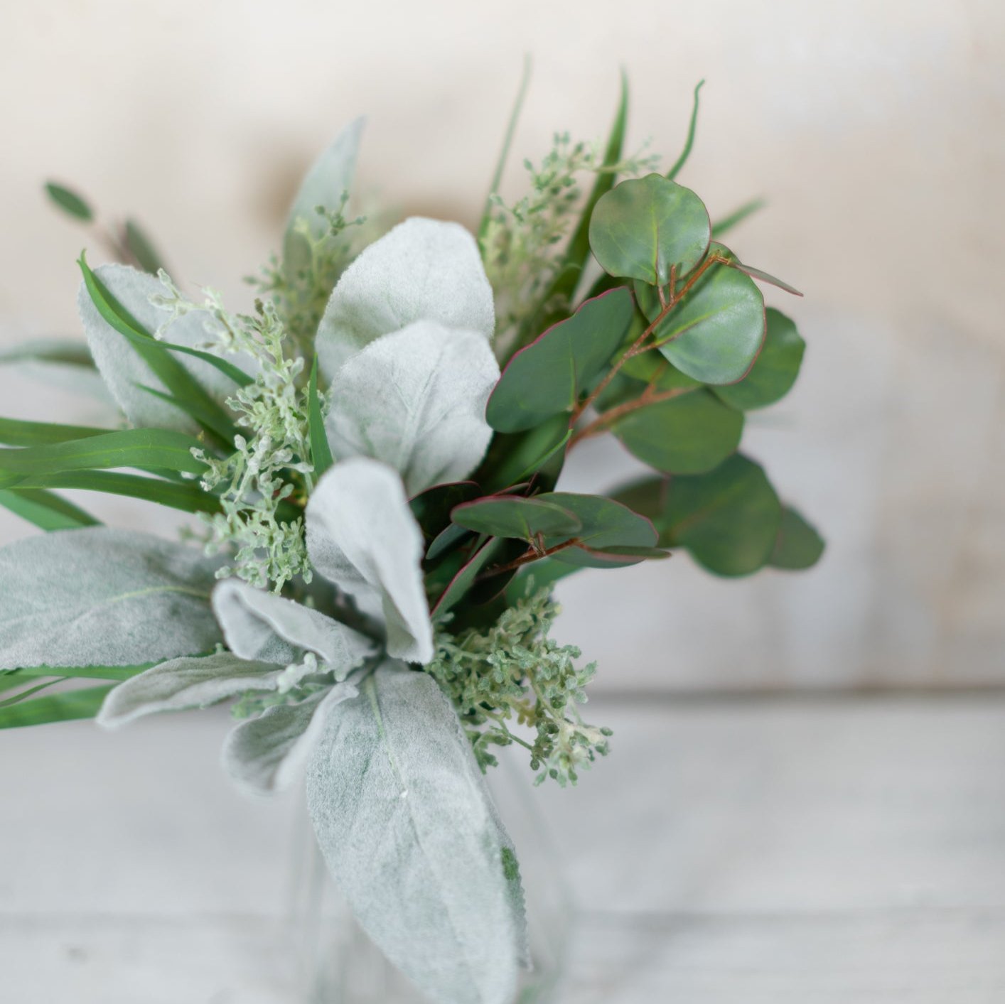 Faux Real Eucalyptus Petite Bouquet Drop In