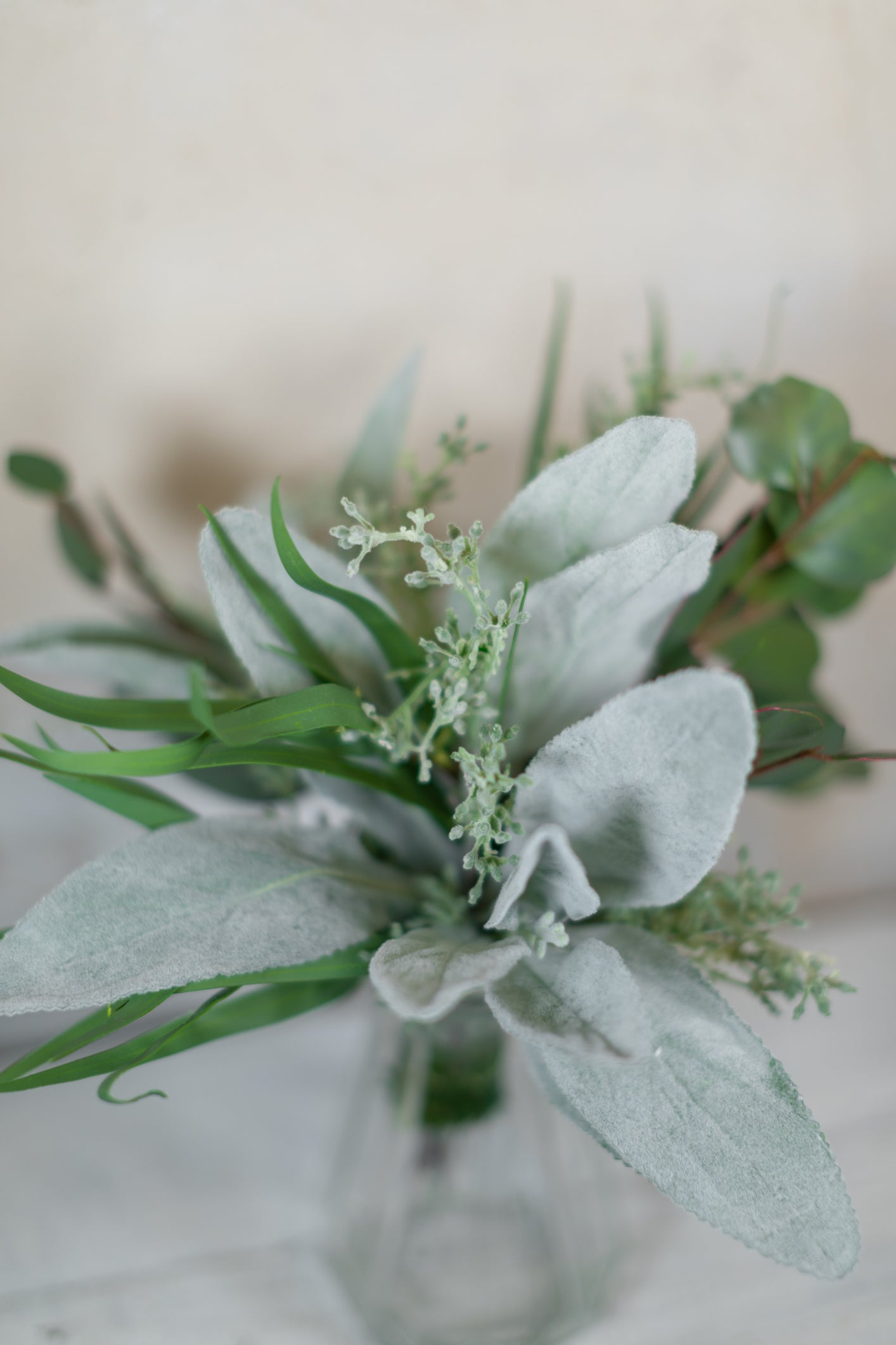 Faux Real Eucalyptus Petite Bouquet Drop In