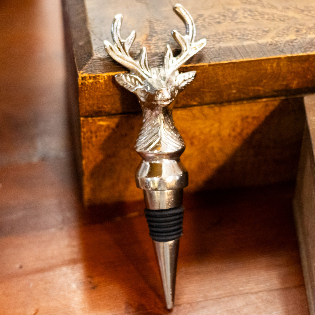 Deer Bust Bottle Stopper