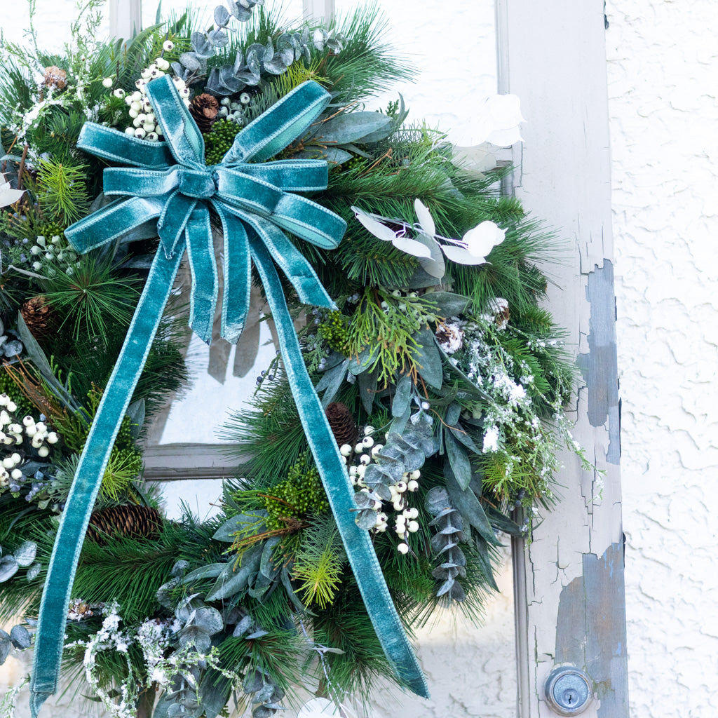 Winter Blues Collection Wreath
