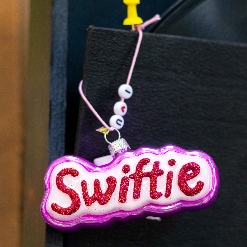 "Swiftie" Glass Ornament