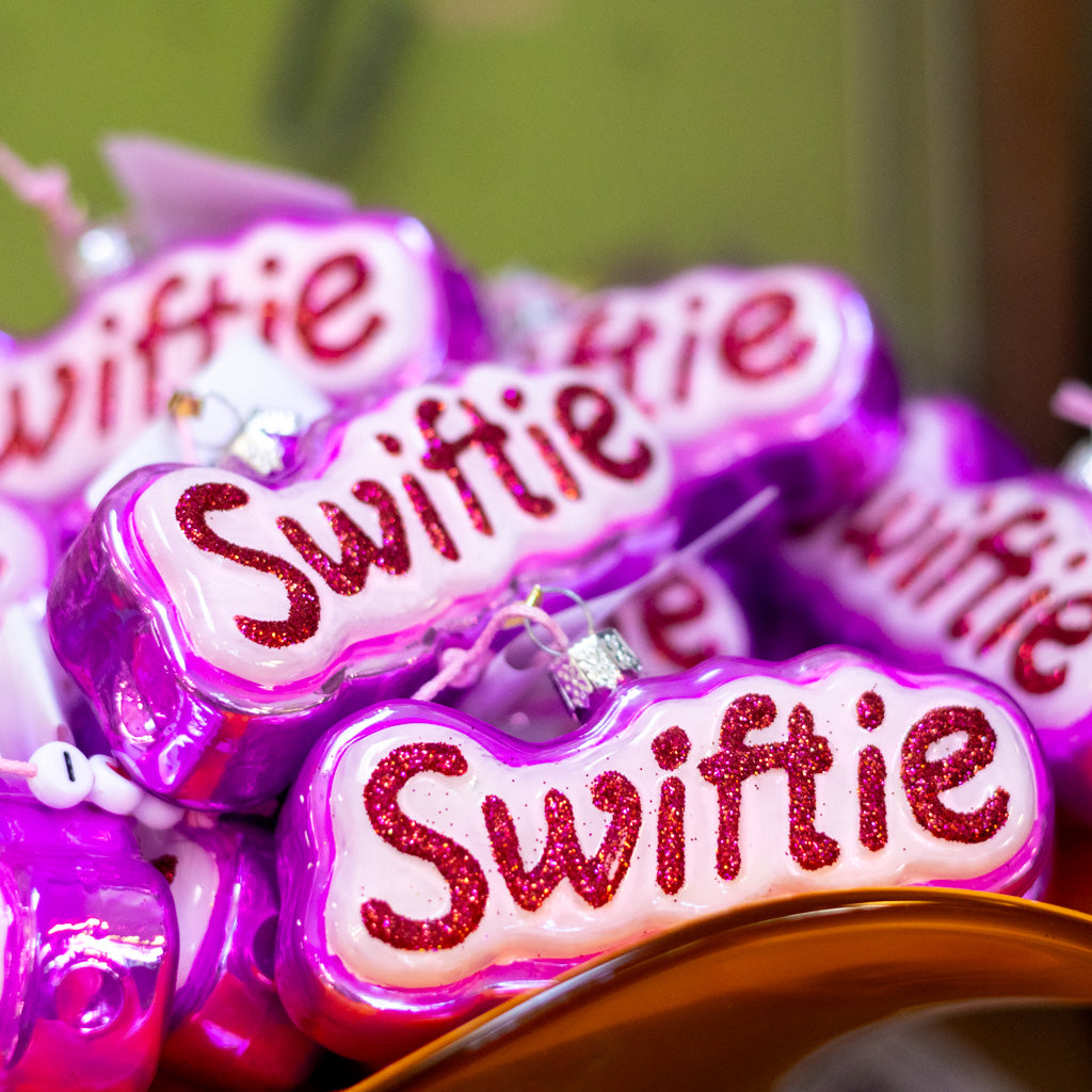 "Swiftie" Glass Ornament