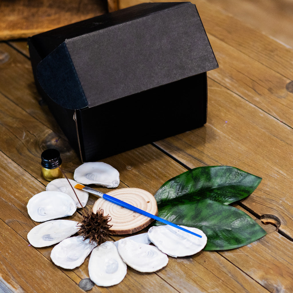 VIRTUAL WORKSHOP | Oyster Shell Magnolia Flower Kit in Gift Box