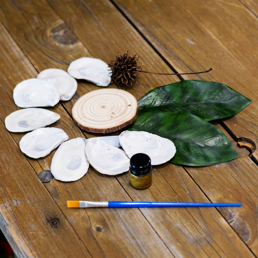 VIRTUAL WORKSHOP | Oyster Shell Magnolia Flower Kit in Gift Box