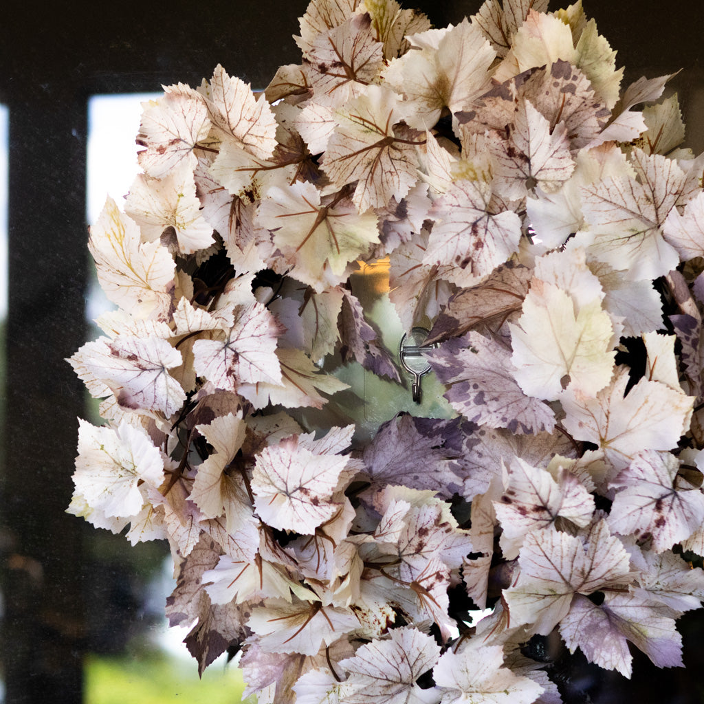 Maple Leaf Cream and Brown Wreath