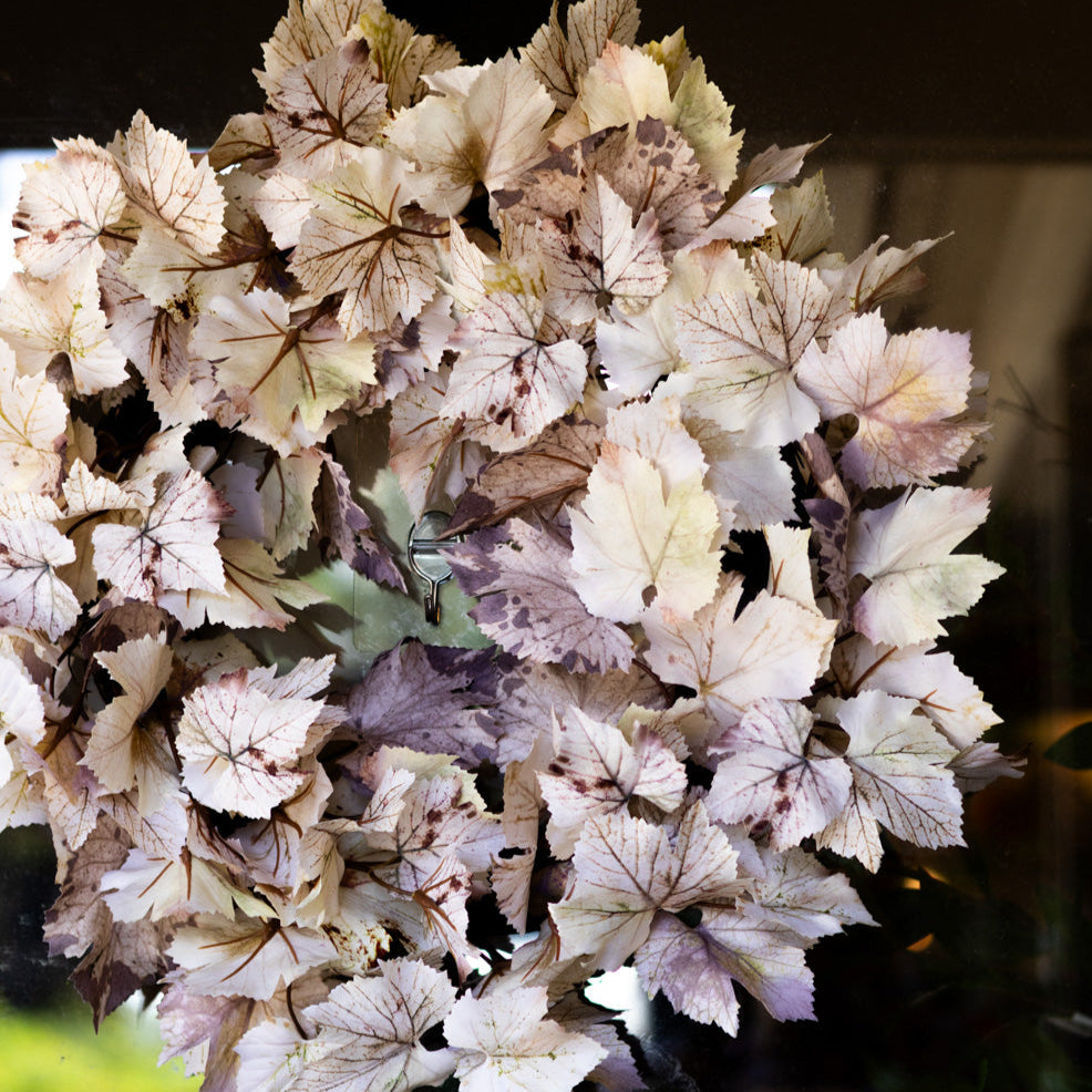 Maple Leaf Cream and Brown Wreath