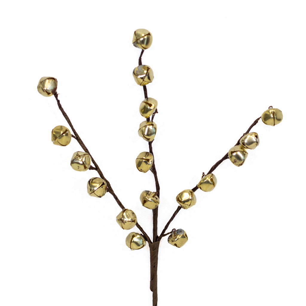 Gold Jingle Bell Spray