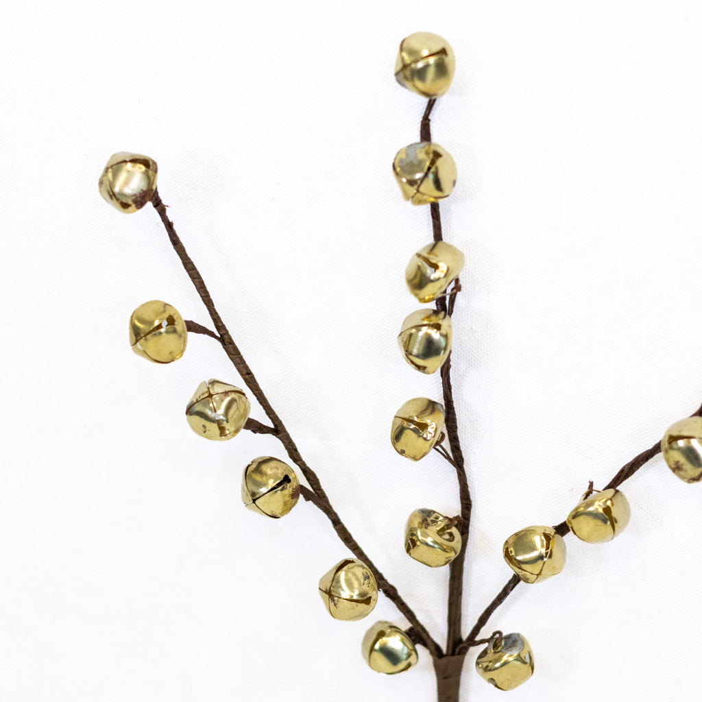 Gold Jingle Bell Spray