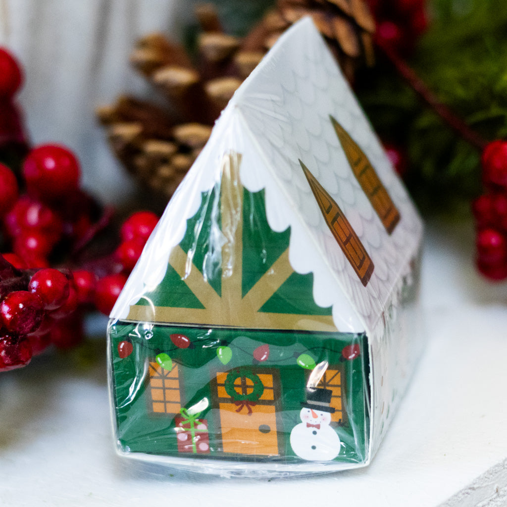 Safety Matches in House Shaped Matchbox Green House