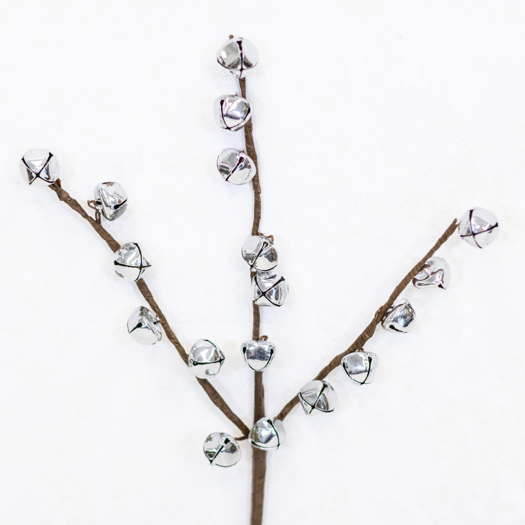 Silver Jingle Bell Spray