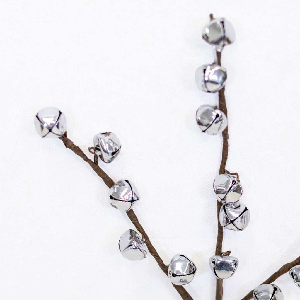 Silver Jingle Bell Spray