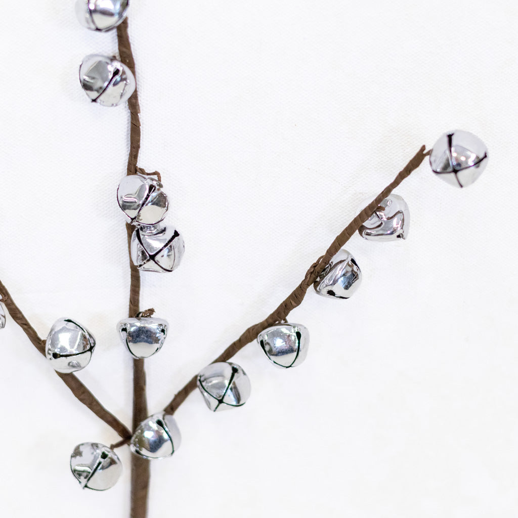 Silver Jingle Bell Spray