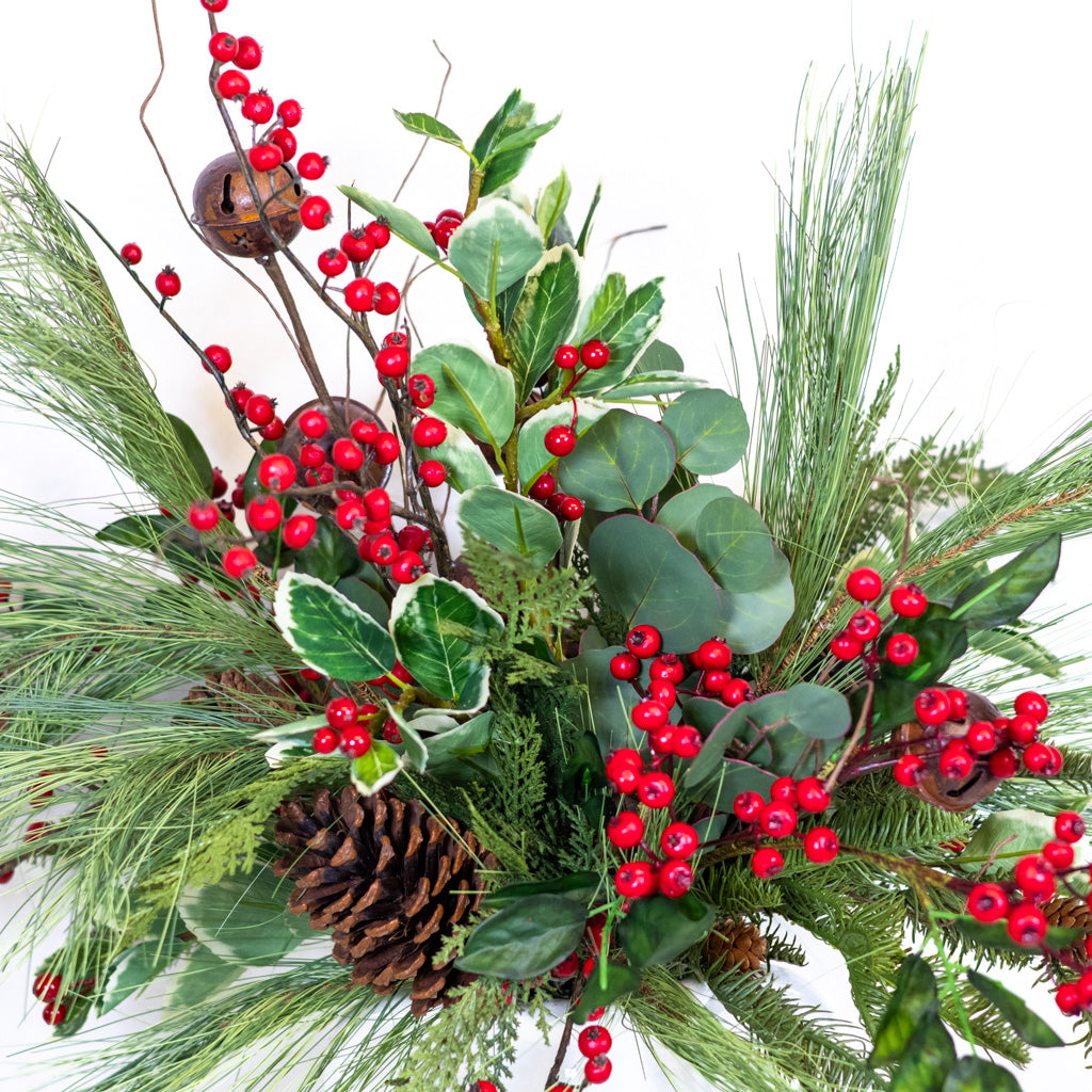 Jingle Bell Holiday Bouquet Grand Drop In