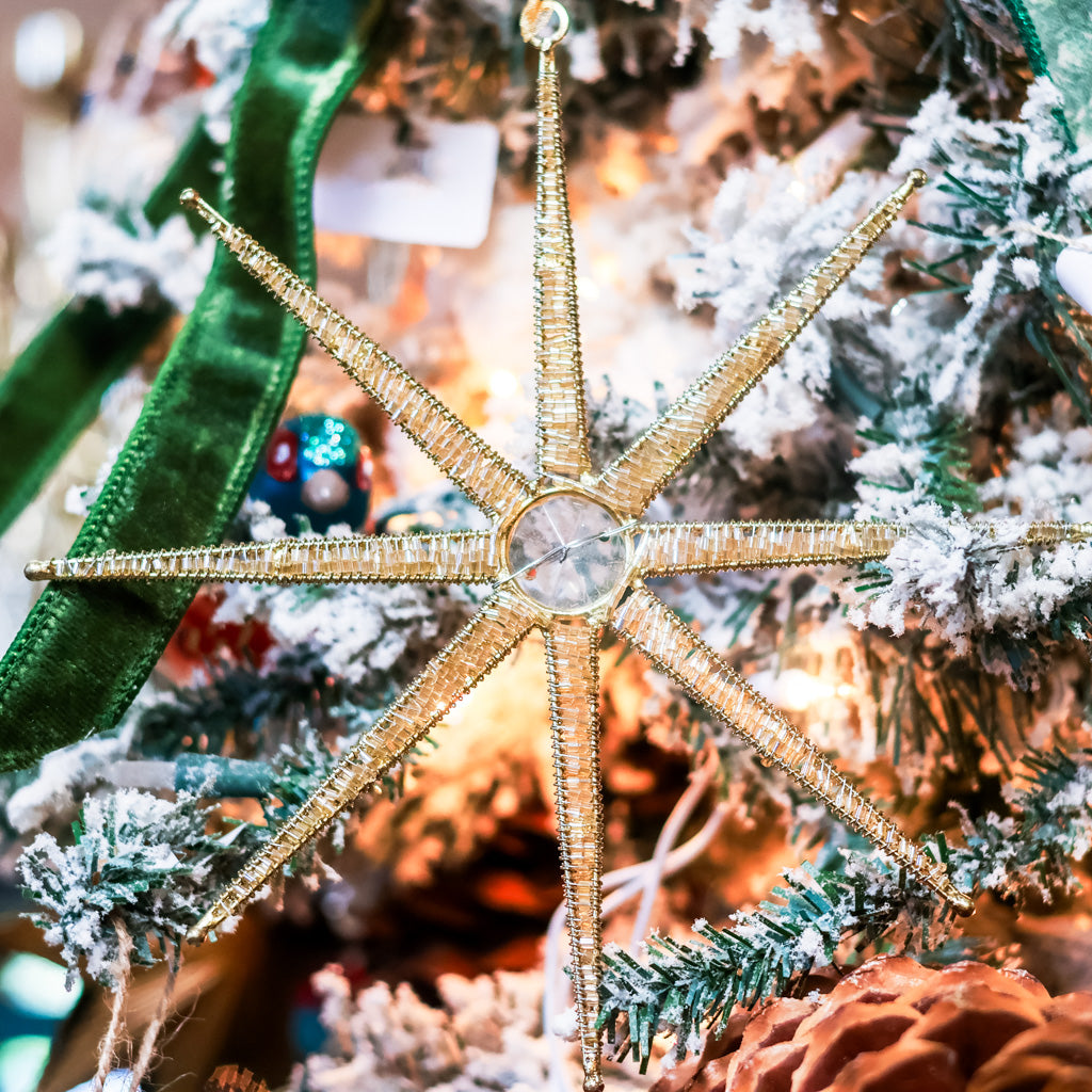 Desert Star Metal Champagne Ornament Small