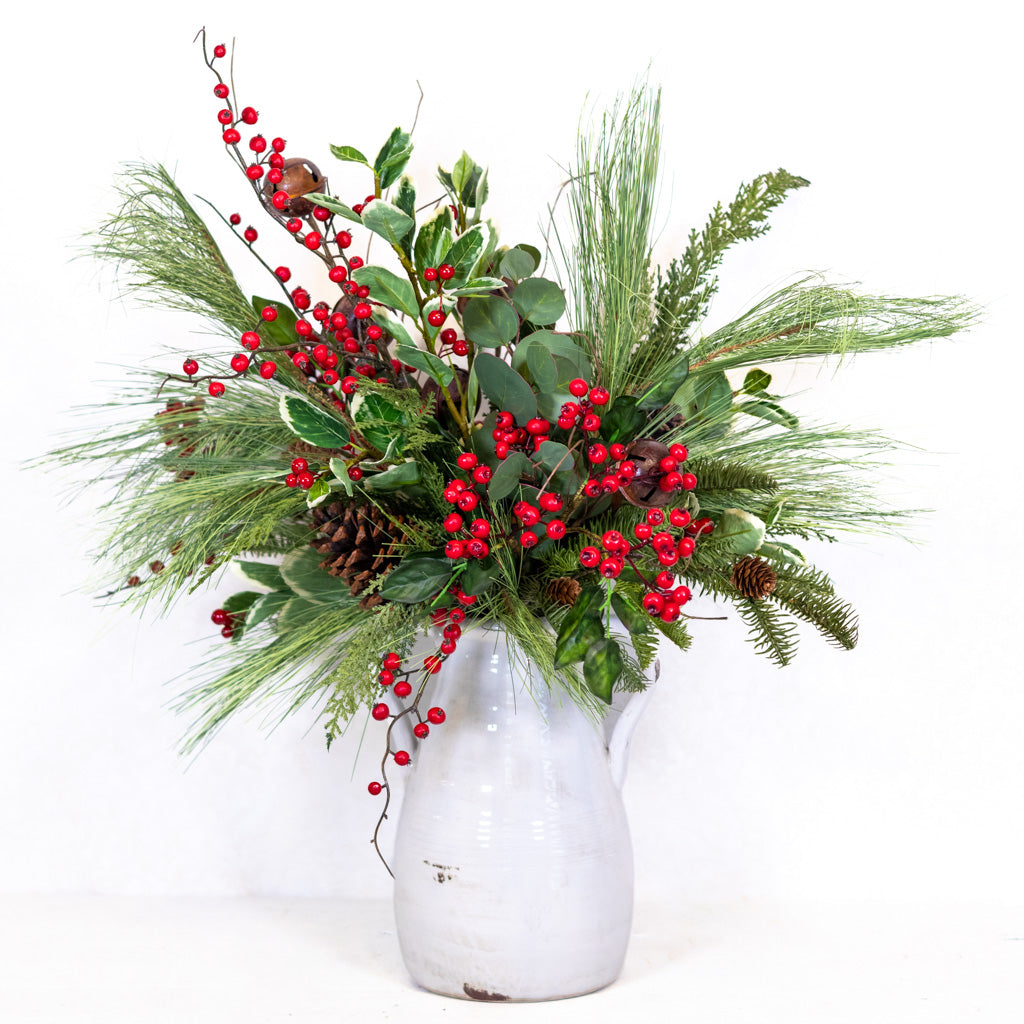 Jingle Bell Holiday Bouquet Grand Drop In