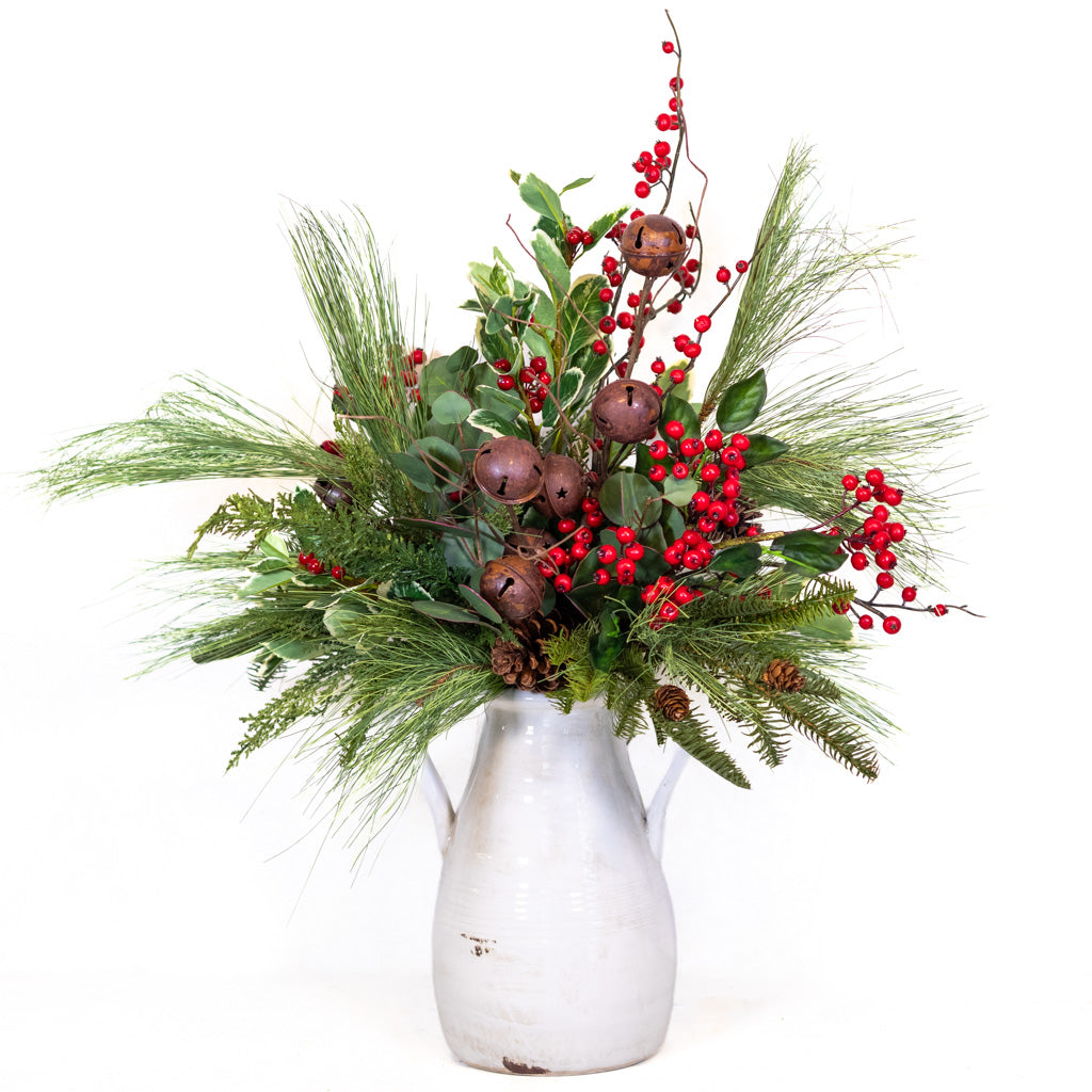 Jingle Bell Holiday Bouquet Grand Drop In