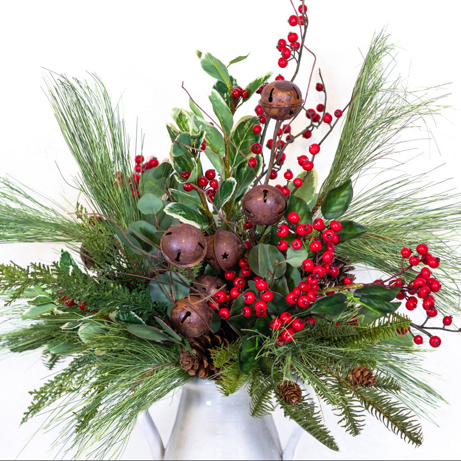 Jingle Bell Holiday Bouquet Grand Drop In