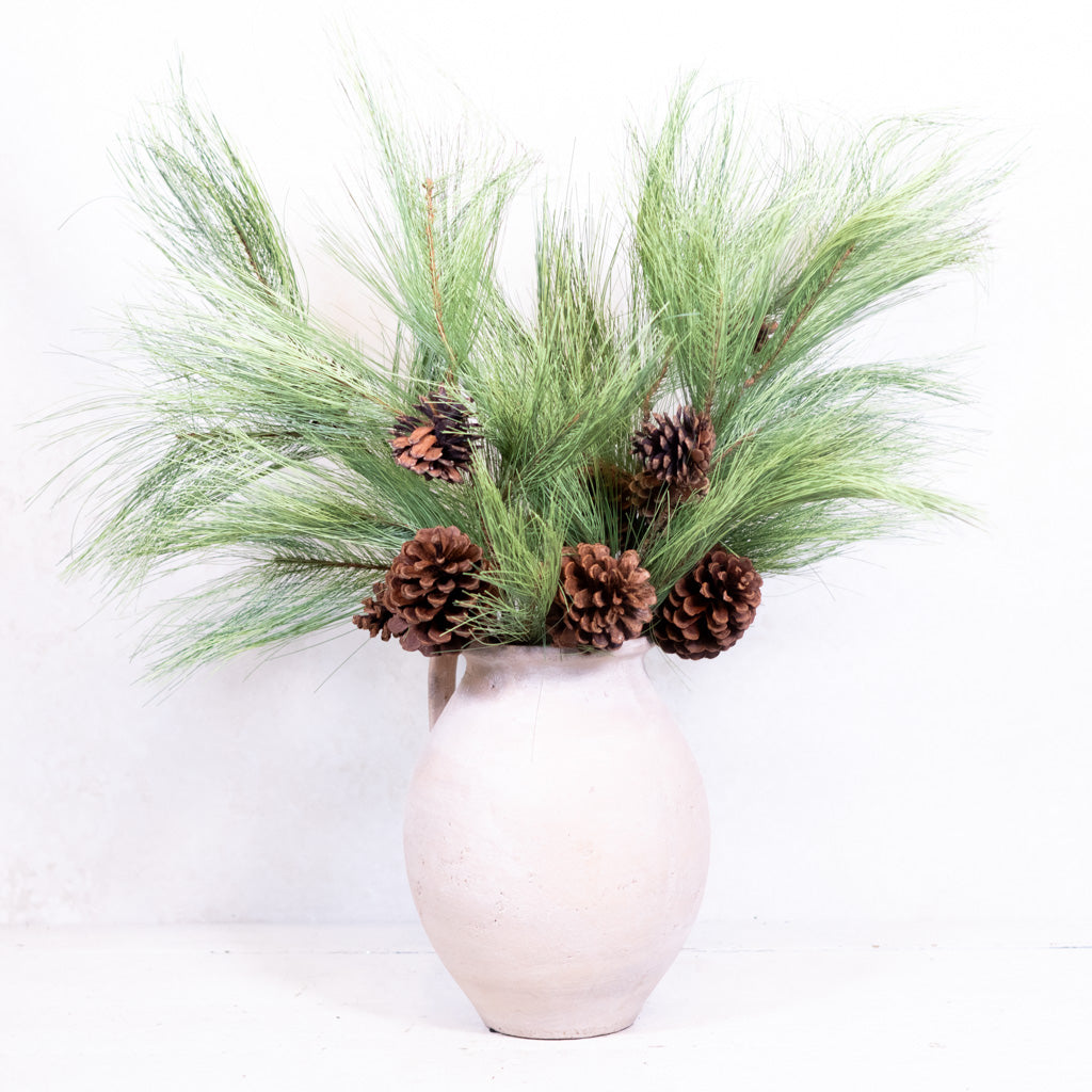 Long Needle Pine and Pinecone Spray