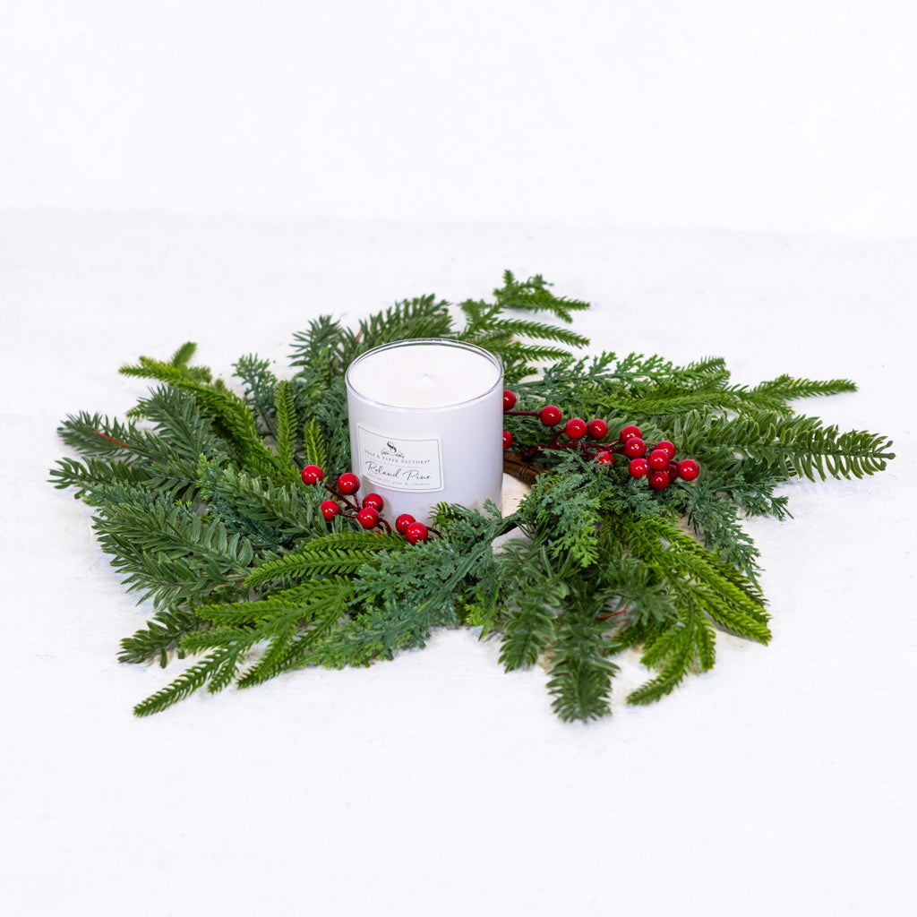 Fireside Berry Candle Ring