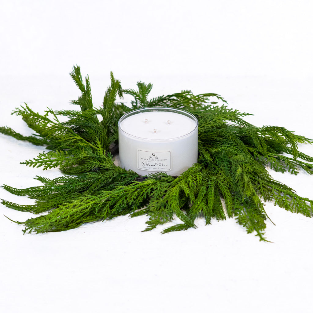 13"D Woodland Evergreen Wreath Real Touch