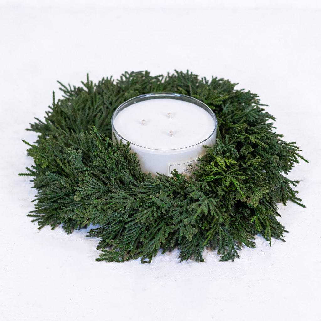 Mini Cedar Candle Ring