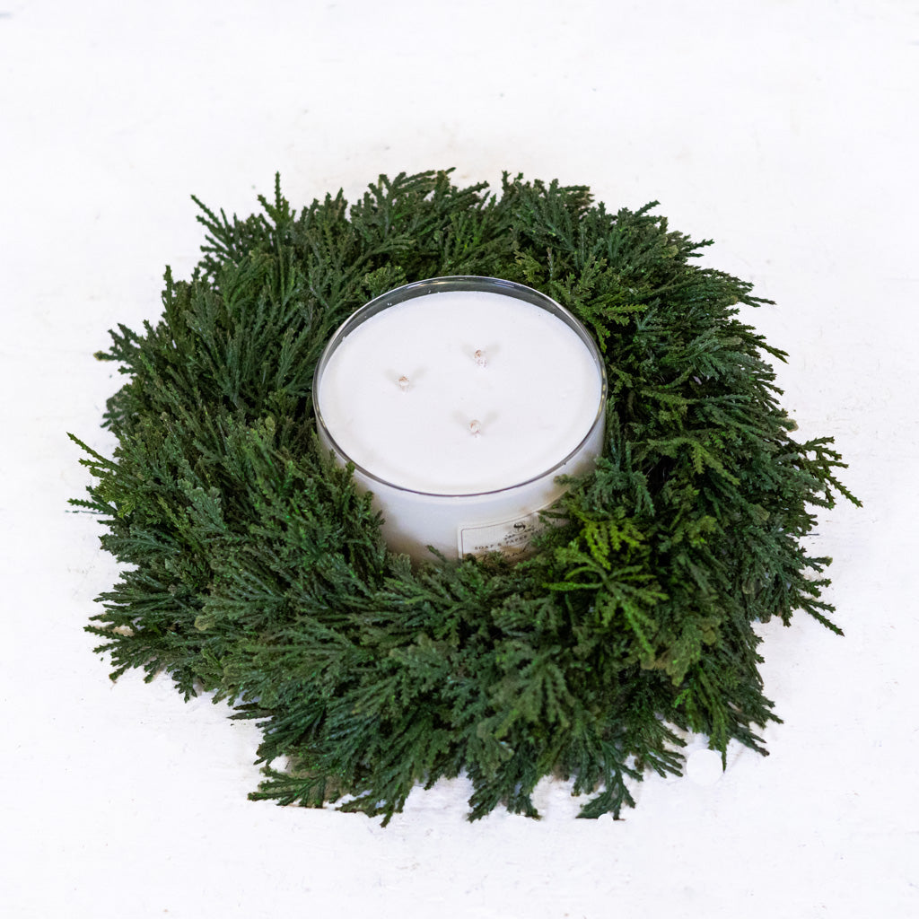 Mini Cedar Candle Ring