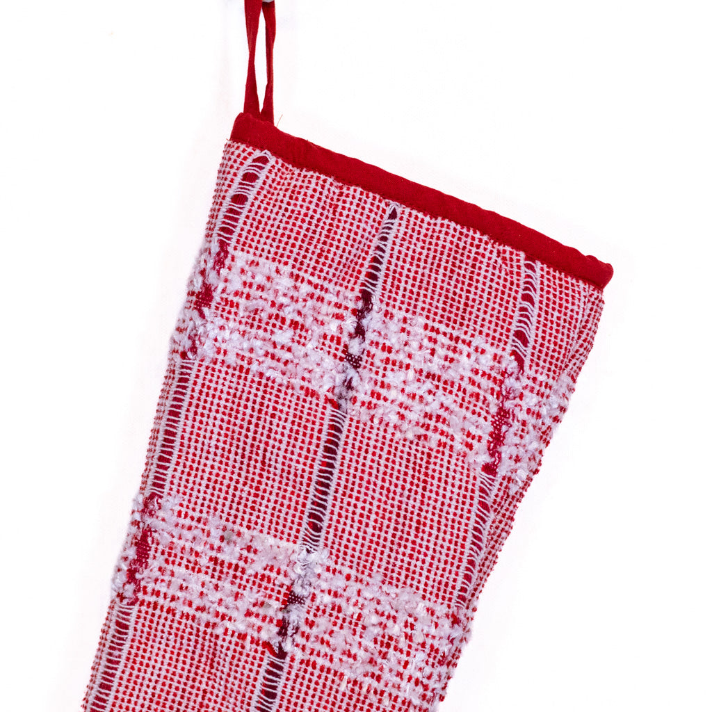 Cotton Red White Stocking