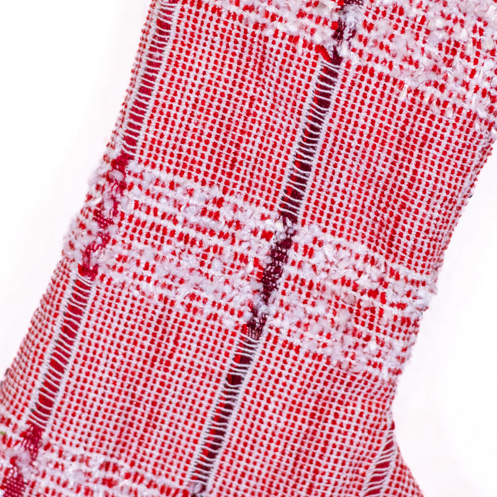 Cotton Red White Stocking