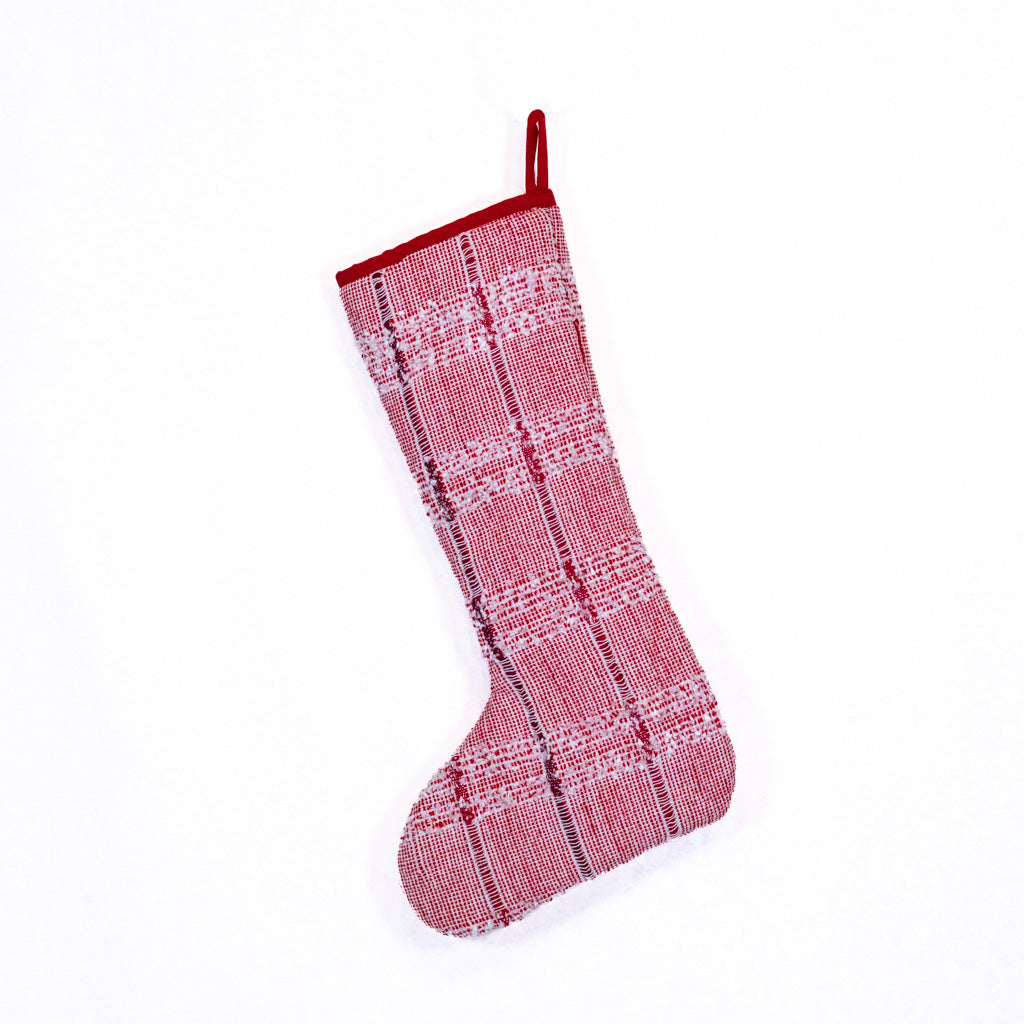 Cotton Red White Stocking