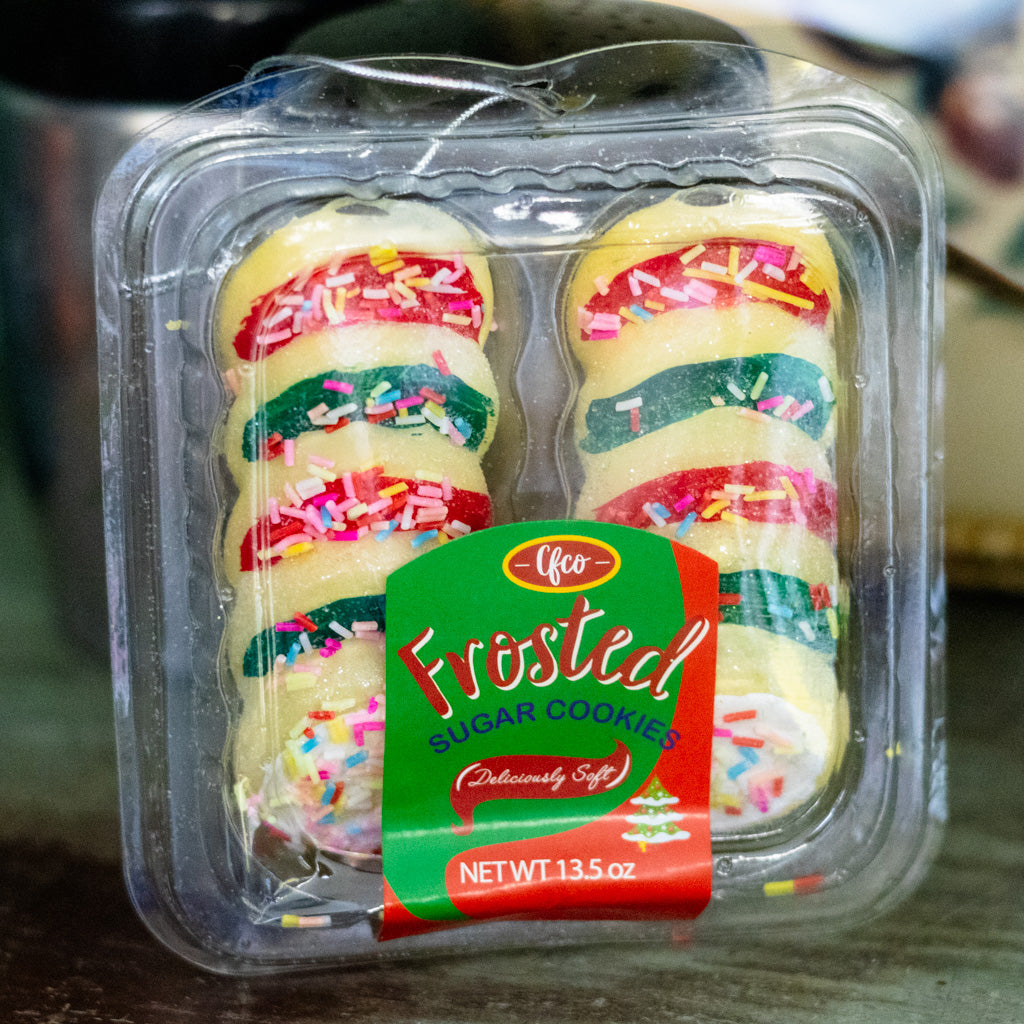 Deliciously Soft Sugar Cookies Glass Ornament