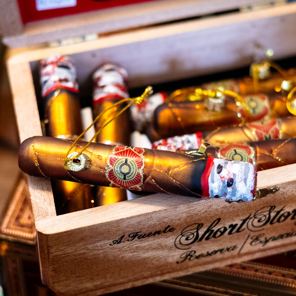 Cigar Glass Ornament